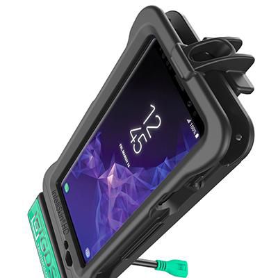 RAM Mounts IntelliSkin HD Coque de Protection Militaire Grade avec Contacts Docking pour Samsung Galaxy S9 - Compatible Écosystème GDS et Support RAM