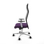 Piqueras y Crespo Chaise de Bureau Albacete Violet et Noir