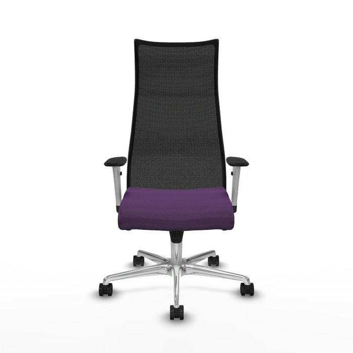 Piqueras y Crespo Chaise de Bureau Albacete Violet et Noir