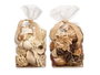 Giftdecor Lot de 2 Sachets de Pot-pourri Surgelé Assortis 19x40x14 cm Blanc et Marron (Set de 8)