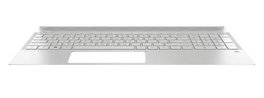 HP Top Case & Keyboard for Pavilion 15-cs Argent