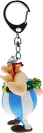 Plastoy Porte-clés Obelix avec des fleurs 13 cm