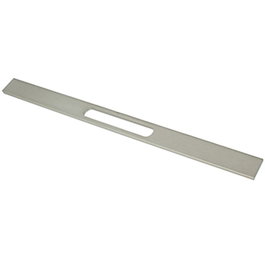 HERRAJES ALK Tirador Keizo pour meuble, 192 mm, Gris/argent / titane