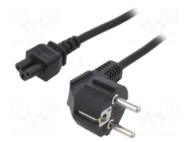 ESPE Câble d'alimentation H05VV-F 3x0,75mm2 Noir 1,8m
