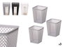 KIPIT Set de 3 organisateurs carrés assortis (Blanc, Gris, Noir)