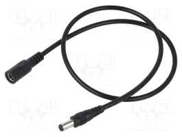 POS Câble d'alimentation DC ovale 0,5m DC 5,5/2,5