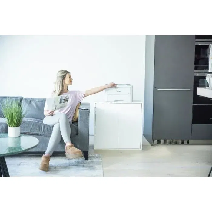 Brother HL-L3240CDW - Imprimante LED couleur monofonction - 26 ppm - Recto-verso automatique - Wi-Fi, Ethernet - Impression mobile AirPrint