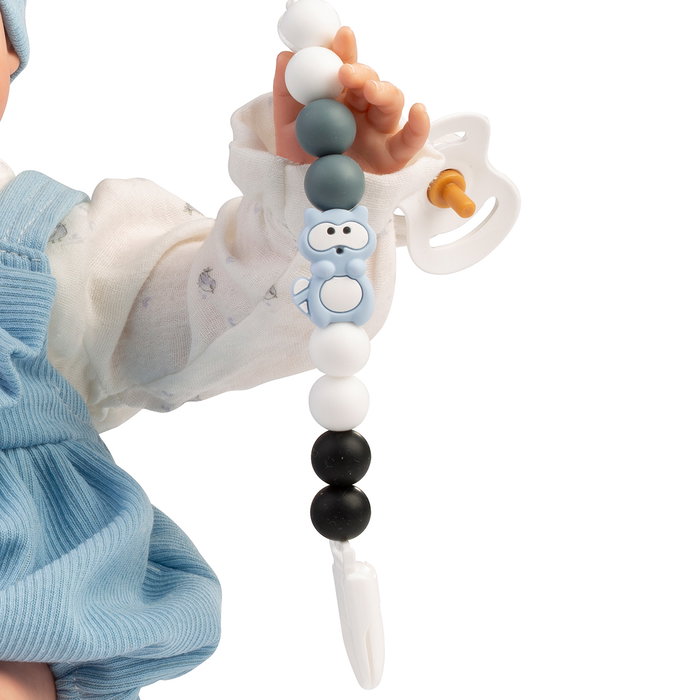 MUÑECAS GUCA Poupée Reborn Bruno 42 cm - Bébé Réaliste en Vinile et Tissu avec Détails Peints à la Main et Couche