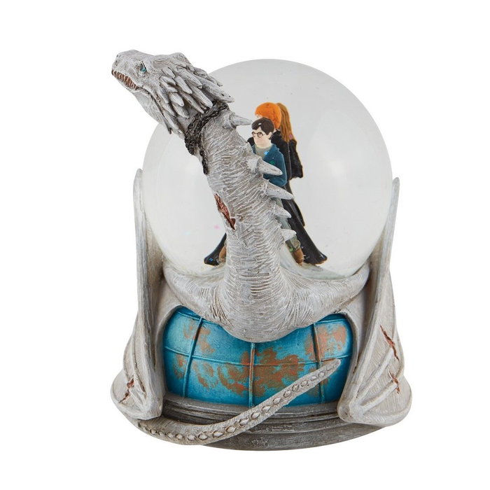 Enesco Boule d'eau décorative Harry Potter Dragon Ukrainien, Ron et Hermione