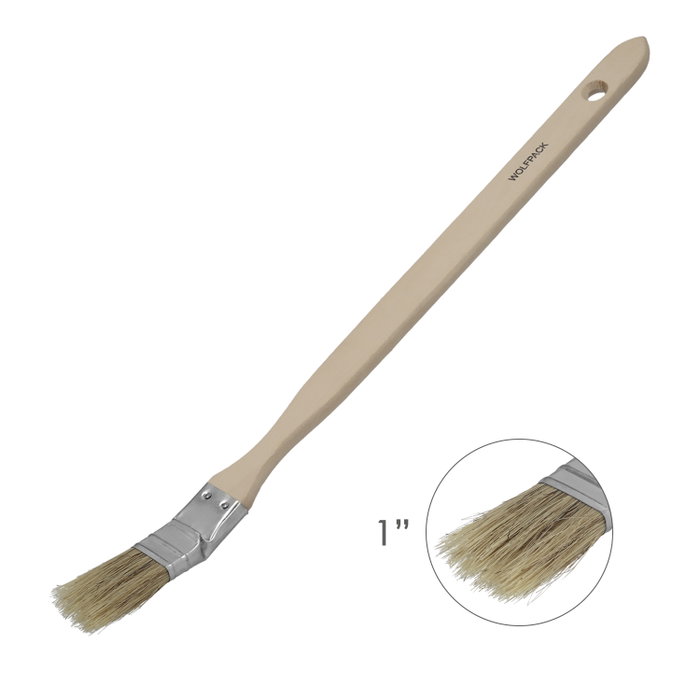 WOLFPACK LINEA PROFESIONAL Pinceau pour radiateurs 1 pouces avec blanche