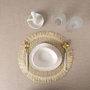 Vinthera Set de 12 Sets de Table Okapi en Fibre de Papier, Bicolore, Tacto Suave, 38 cm