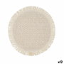 Vinthera Set de 12 Sets de Table Okapi en Fibre de Papier, Bicolore, Tacto Suave, 38 cm