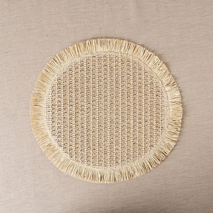 Vinthera Set de 12 Sets de Table Okapi en Fibre de Papier, Bicolore, Tacto Suave, 38 cm Vinthera Set de 12 Sets de Table Okapi en Fibre de Papier, Bicolore, Tacto Suave, 38 cm
