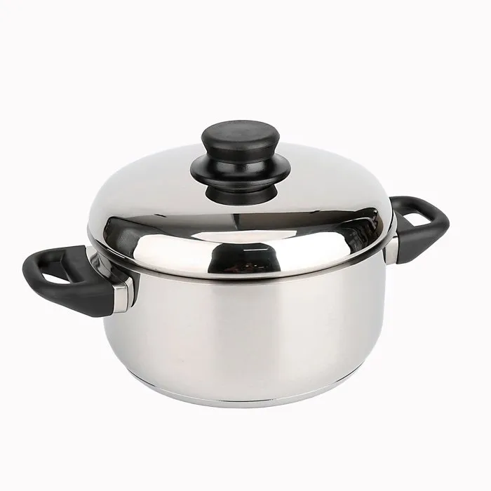 Baumalu Primo 20 Faitout en Inox avec couvercle, 20 cm