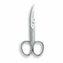 Tres Claveles - Ciseaux à ongles courbes 4.5" D 3C - Modèle à manche ergonomique pour une coupe précise