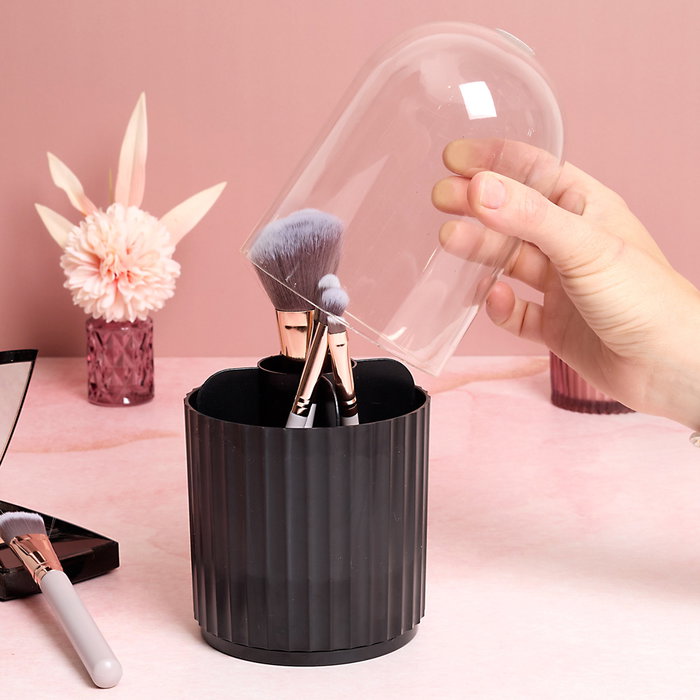 Cosmetic Club Jeu de 6 Pinceaux avec Organisateur Rotatif