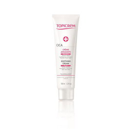 Topicrem Crème Cica Calmante pour Peaux Sensibles et Réactives - 100 ml