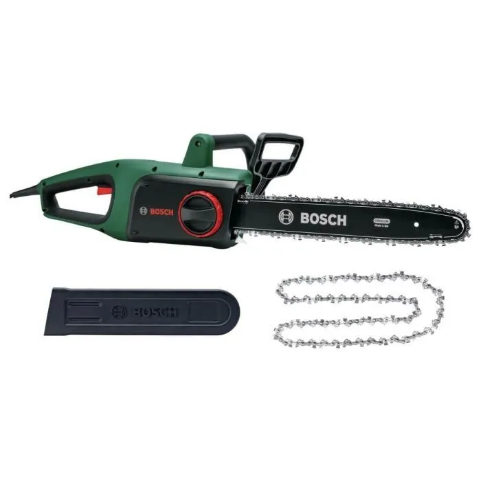 Bosch UniversalChain 40 - Tronçonneuse électrique 1800 W, système SDS, vitesse de chaîne 12 m/s Bosch UniversalChain 40 - Tronçonneuse électrique 1800 W, système SDS, vitesse de chaîne 12 m/s
