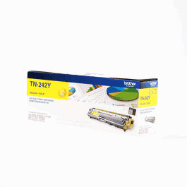 Brother TN-242Y Toner Cartouche Jaune pour Imprimantes Laser Brother - Compatible avec les modèles référencés TN242Y