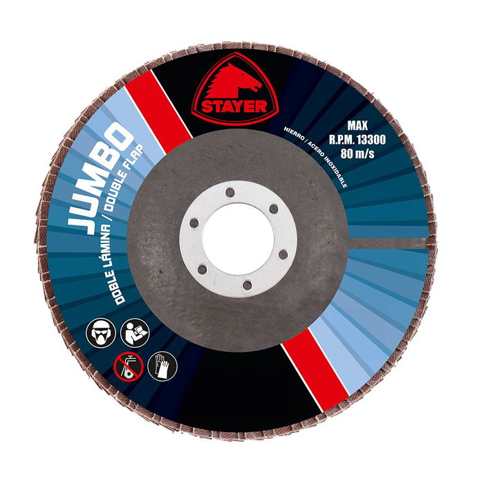 Stayer Disco doble lamina procer 115 mm grano 120 Stayer Disco doble lamina procer 115 mm grano 120