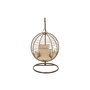 Fauteuil de jardin suspendu Home ESPRIT Brun foncé Marron Clair Aluminium rotin synthétique 107 x 105 x 108 cm