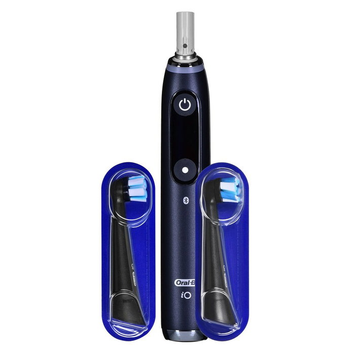 Oral-B Brosse à dents électrique iO9N / 408666 noire - Brosse intelligente avec Bluetooth et détecteur de position