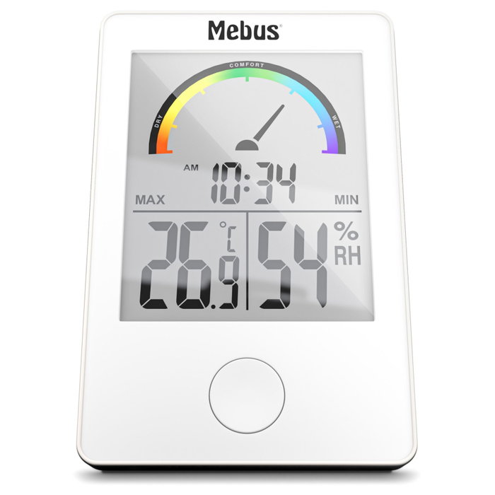 Mebus 11130 Thermo-Hygromètre blanc Mebus 11130 Thermo-Hygromètre blanc