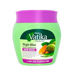 Vatika Masque Capillaire à l'Huile d'Olive Vierge Deep Conditioning 500g