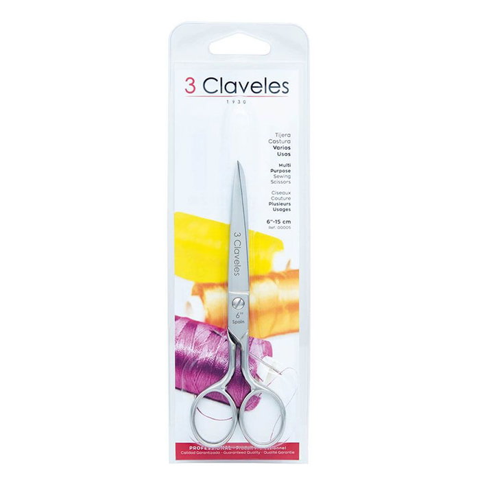 Ciseaux de couture 3 Claveles 6" Ciseaux de couture 3 Claveles 6"