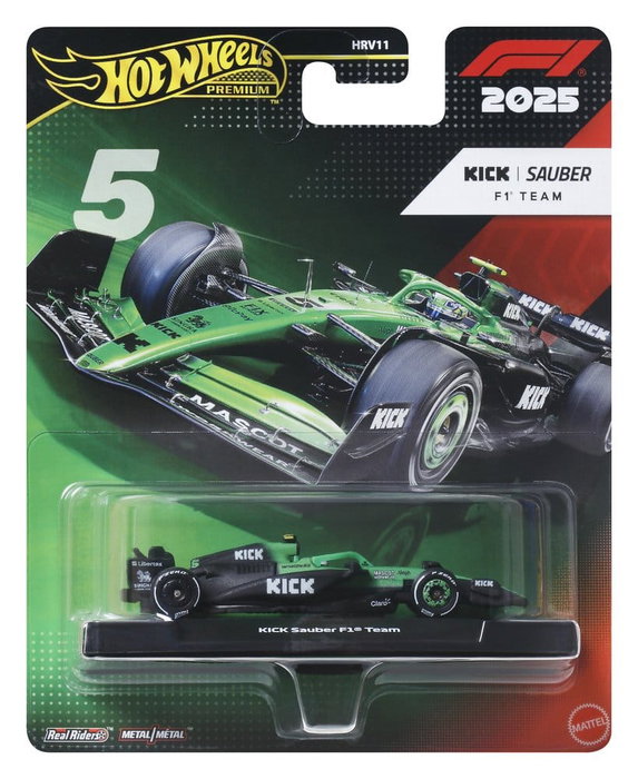 Formule 1 Hot Wheels Premium véhicule Die-Cast 1:64 Team Sauber: Driver 2