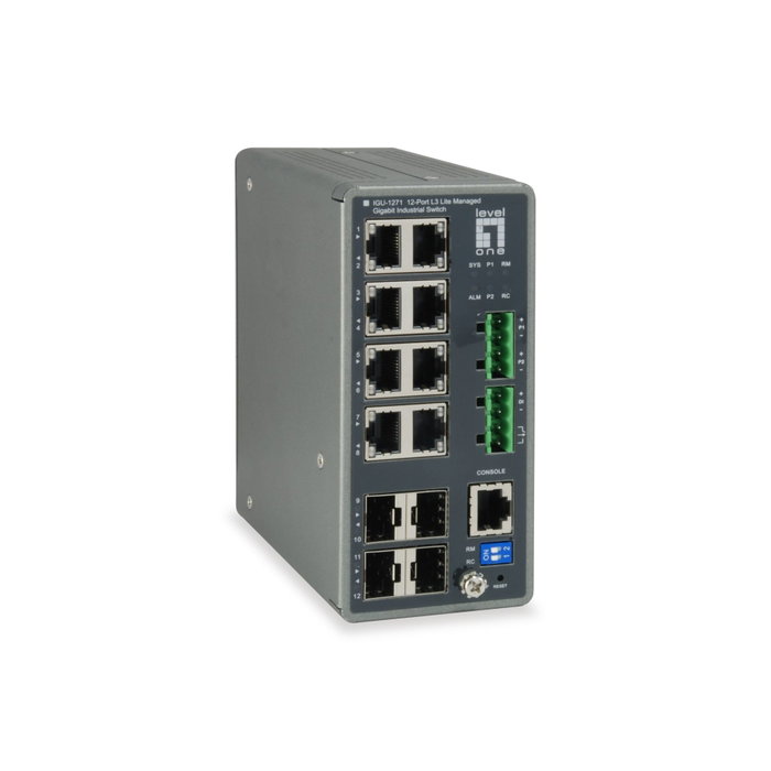 LevelOne IGU-1271 TURING Switch L3 Lite Gigabit 12 ports LevelOne IGU-1271 TURING Switch L3 Lite Gigabit 12 ports