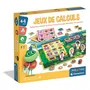 Clementoni - Jeu de Calcul et Argent pour Enfants, 2 Modes avec Plateau et Jetons, Apprendre à Compter en S'amusant