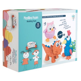 DEQUBE Set de Pâte à Modeler Foam 12 Modèles