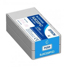Epson SJIC22PC / C33S020602 Cartouche d'encre Cyan pour imprimante