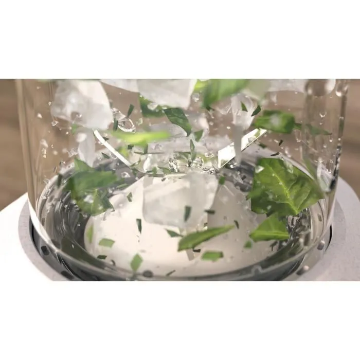 Philips HR2500/00 Pro Blend Blender - 350 W, Bol 0,6 L sans BPA en Tritan Renew, Blanc Soyeux Mat, Mixeur pour Smoothies