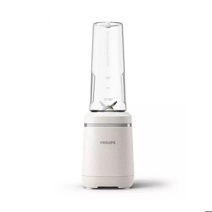 Philips HR2500/00 Pro Blend Blender - 350 W, Bol 0,6 L sans BPA en Tritan Renew, Blanc Soyeux Mat, Mixeur pour Smoothies
