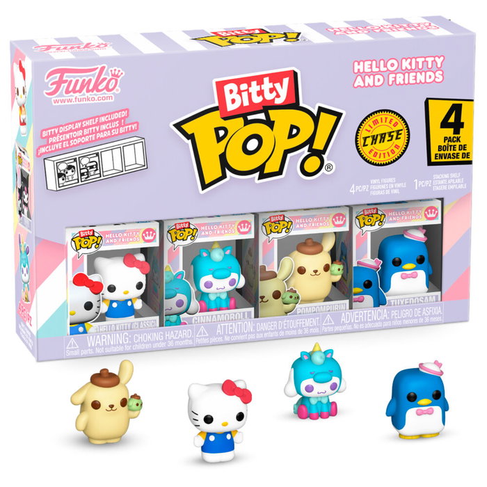 Funko Bitty POP! Hello Kitty and Friends Pack de 4 figurines Vinyle Série 1