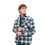 Chemise à manches longues homme Jack & Jones Jjzac Teddy Overshirt Ls Bleu foncé 41