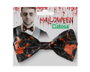 Pajarita Halloween Noire et Orange à Motifs Citrouilles pour Costume, Accessoire Fête et Théâtre