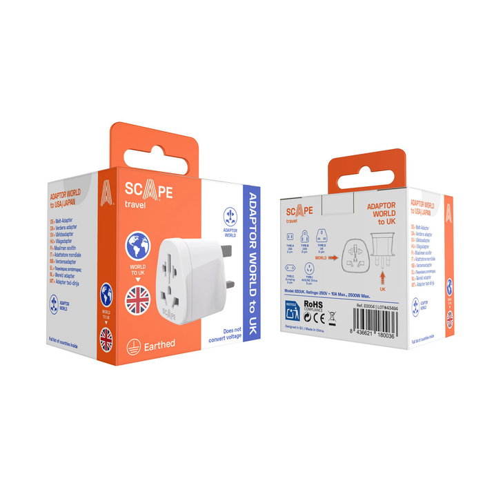 Multiprise Scape Travel 830UK Plastique 13 A Multiprise Scape Travel 830UK Plastique 13 A