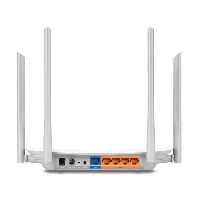 TP-Link Routeur WiFi Dual Band AC1200 Archer C50 - IEEE 802.11ac, 2.4 GHz (300 Mbps) et 5 GHz (867 Mbps), 4 ports LAN, port USB 2.0, 2 antennes externes TP-Link Routeur WiFi Dual Band AC1200 Archer C50 - IEEE 802.11ac, 2.4 GHz (300 Mbps) et 5 GHz (867 Mbps), 4 ports LAN, port USB 2.0, 2 antennes externes