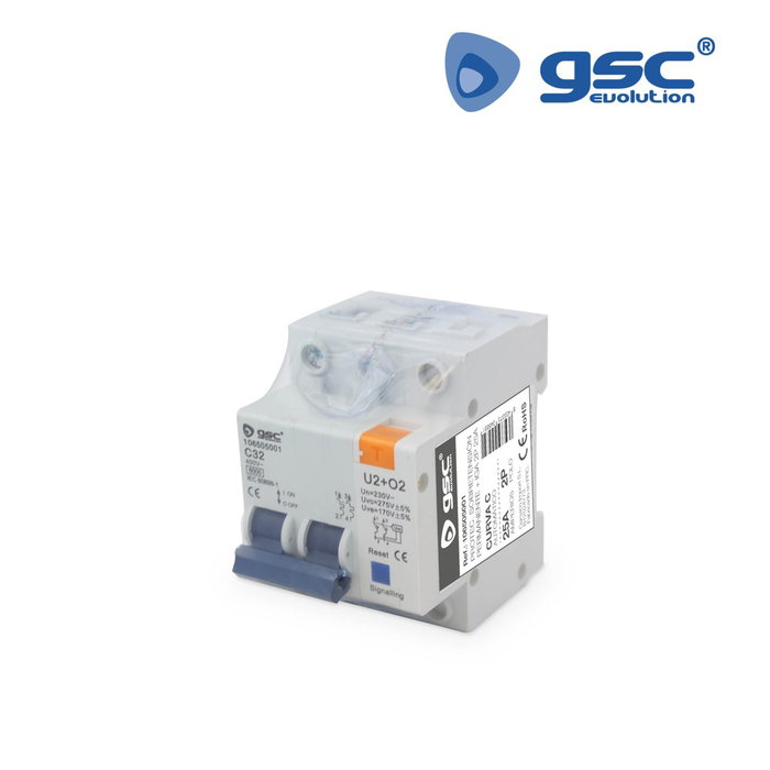 GSC Evolution Protecteur surtension permanente + IGA 2P 25A GSC Evolution Protecteur surtension permanente + IGA 2P 25A