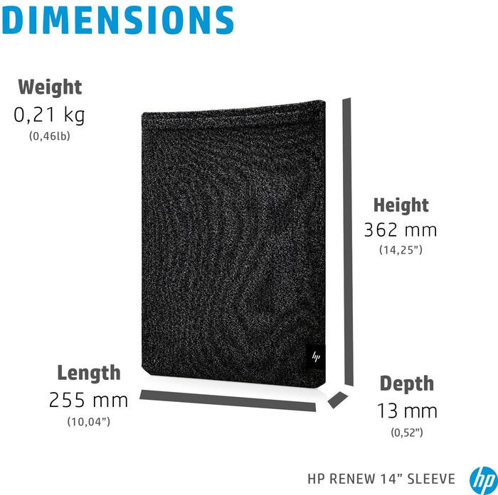 HP Housse de protection pour ordinateur portable Renew 14