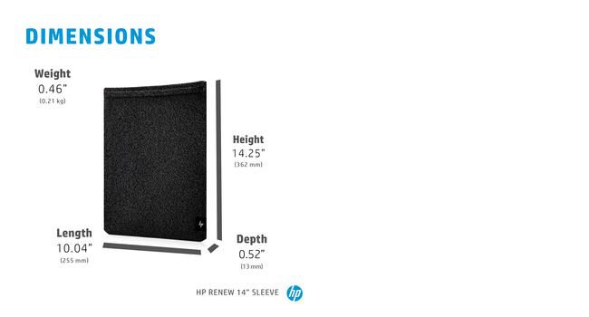 HP Housse de protection pour ordinateur portable Renew 14