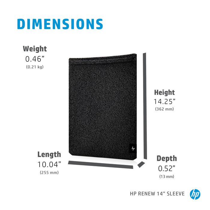 HP Housse de protection pour ordinateur portable Renew 14