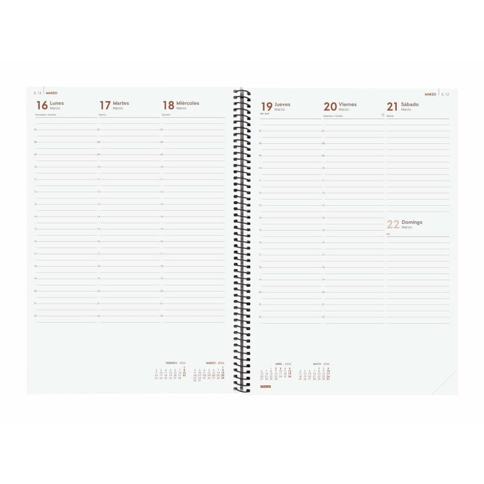 Finocam Agenda OPAQUE Noir A4 2026