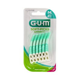 GUM Soft Picks Regular Brosses Interdentaires Vertes, 60 unités