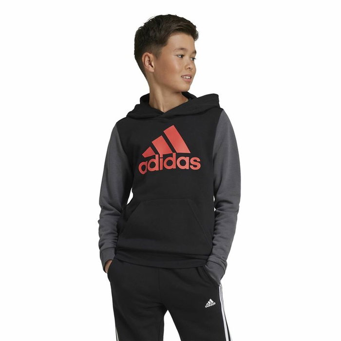 Sweat-shirt à capuche fille Adidas Essentials Gris