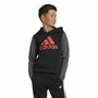 Sweat-shirt à capuche fille Adidas Essentials Gris