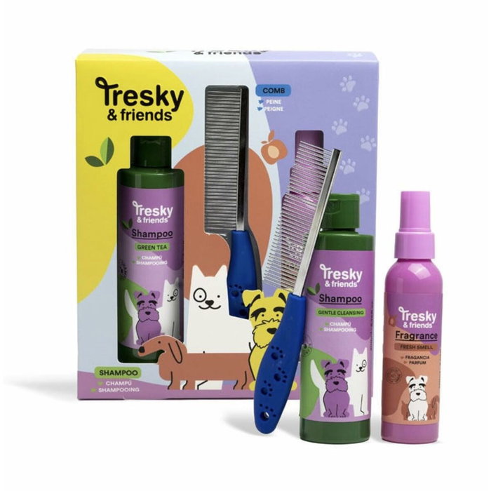 Tresky & Friends Trousse de nettoyage pour animaux - 3 pièces Tresky & Friends Trousse de nettoyage pour animaux - 3 pièces